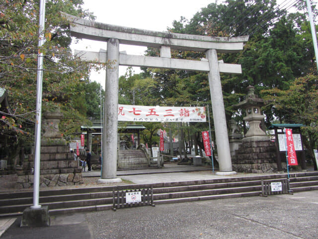 犬山城 針綱神社鳥居