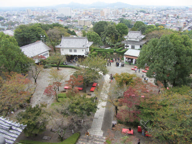 犬山城天守閣眺望犬山市