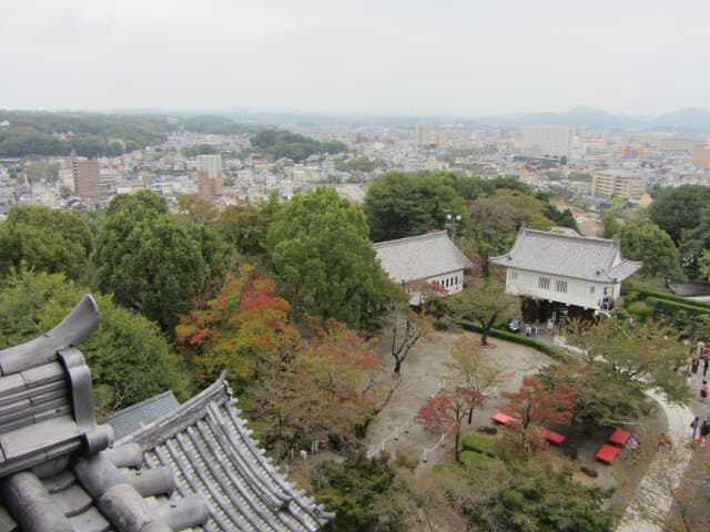 犬山城天守閣眺望犬山市