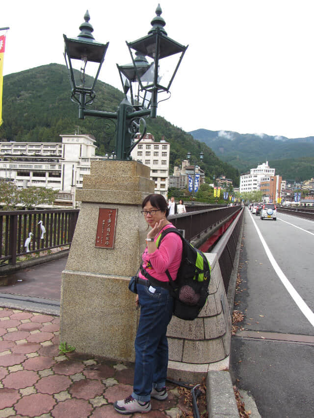 下呂溫泉街．下呂大橋步道橋