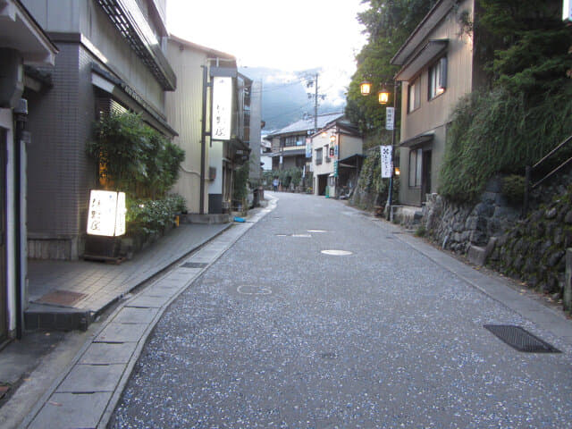 下呂溫泉街．湯の街道通り