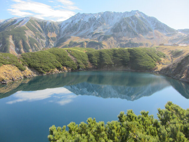 立山室堂高原．御庫裏池優美景色