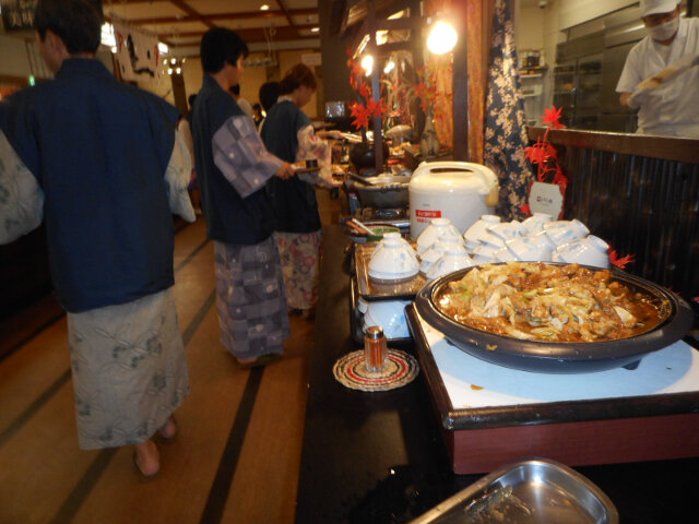 下呂彩朝樂別館餐廳自助晚餐