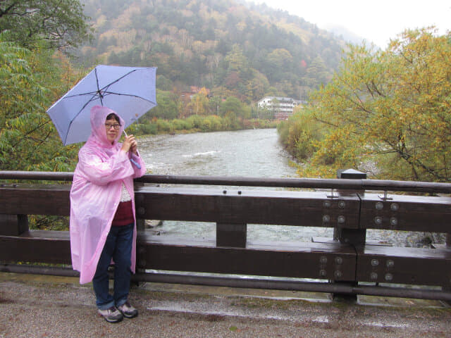 上高地．田代橋、梓川