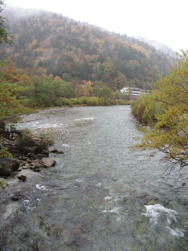 上高地．梓川