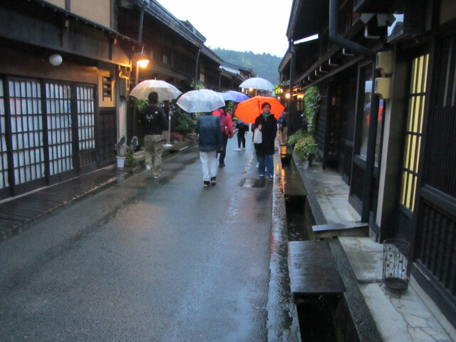 高山市 古い町並み．三之町