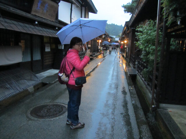 高山市 古い町並み．三之町