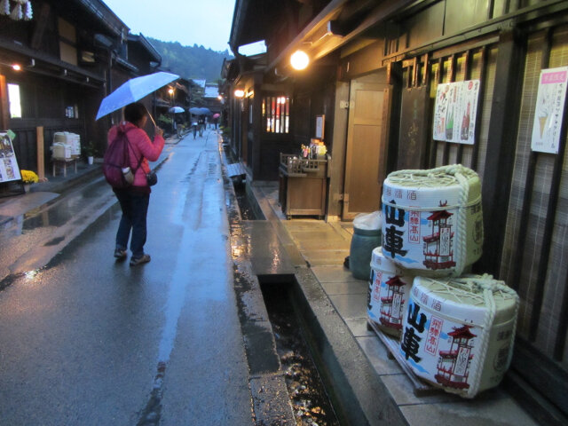 高山市 古い町並み．三之町