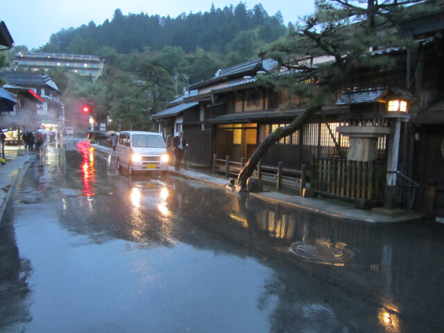 高山市 古い町並み．三之町