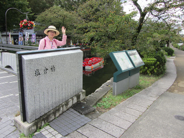 富山市 松川、塩倉橋