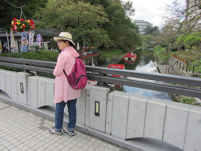 富山市 松川、塩倉橋