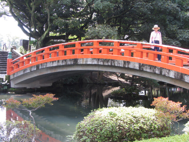 富山市．富山城址公園 景雲橋