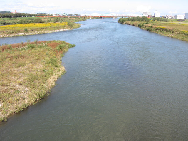 富山市．神通川 神通大橋