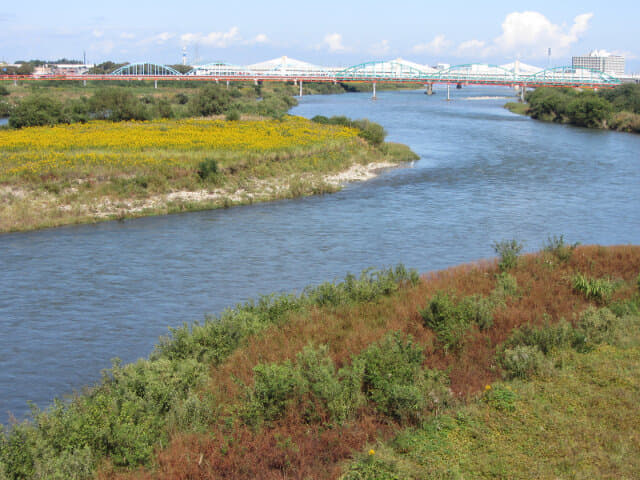 富山市．神通川 神通大橋