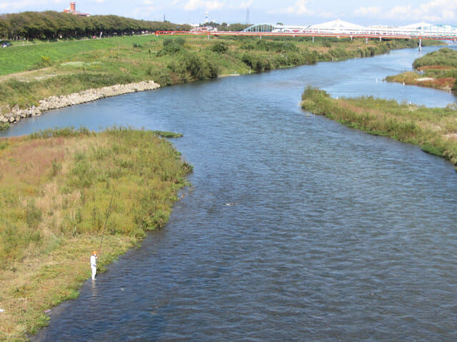 富山市．神通川 神通大橋