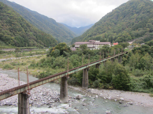 立山町．常願寺川 電鉄富山架空鐵道橋