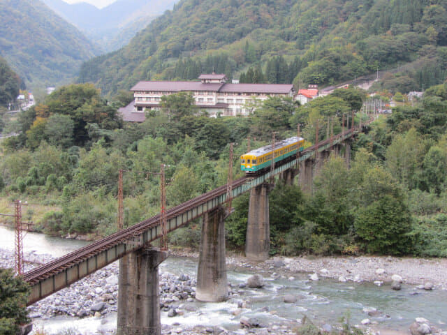 立山町．常願寺川 電鉄富山架空鐵道橋