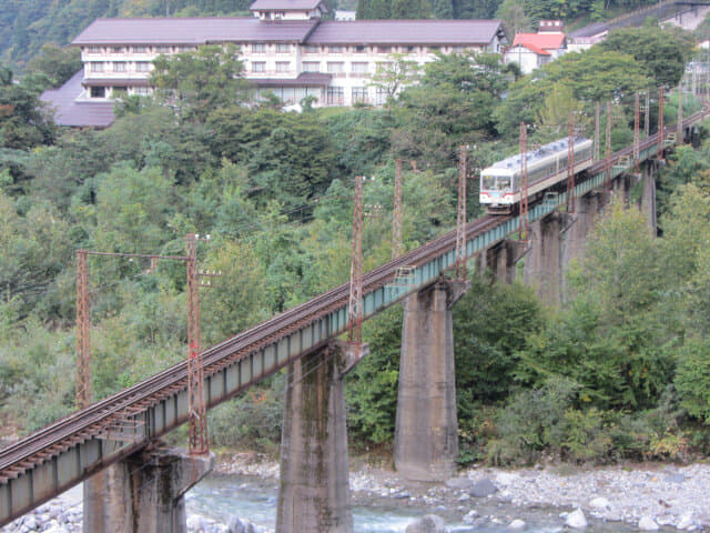 立山町．常願寺川 電鉄富山架空鐵道橋