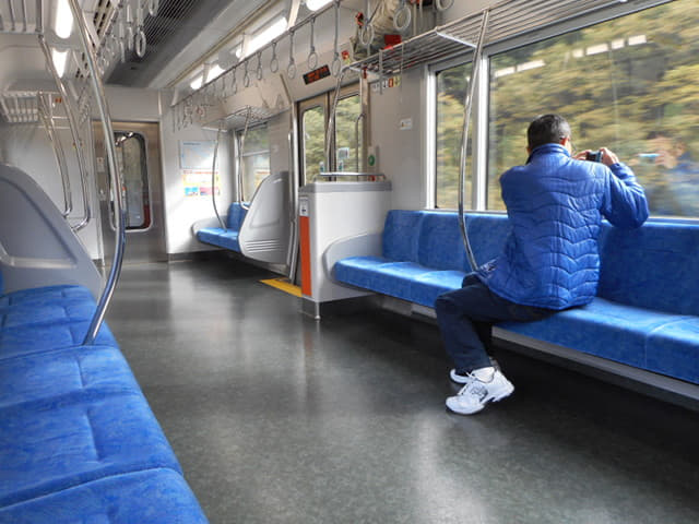 岐阜縣．高山市乘火車往富山縣．猪谷駅