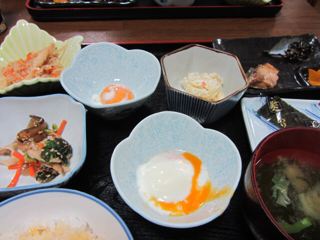 立山町．千壽莊民宿 早餐