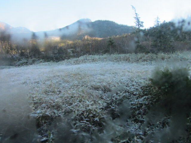 立山美女平往室堂 沿途清晨景色