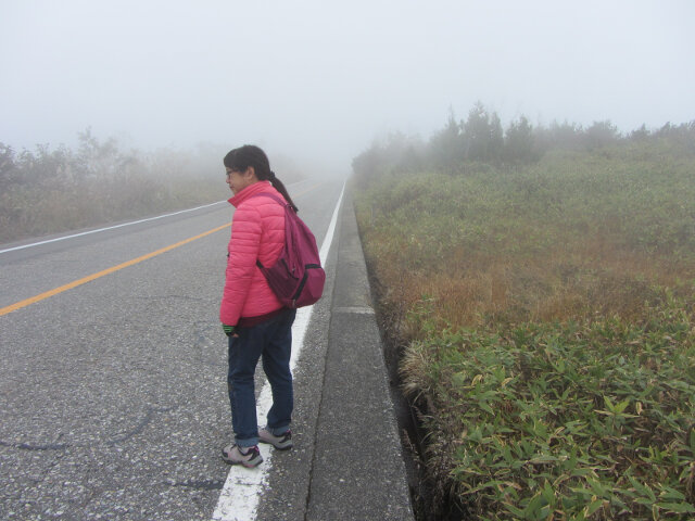 立山弘法至八郎坂下山口 立山高原馬路