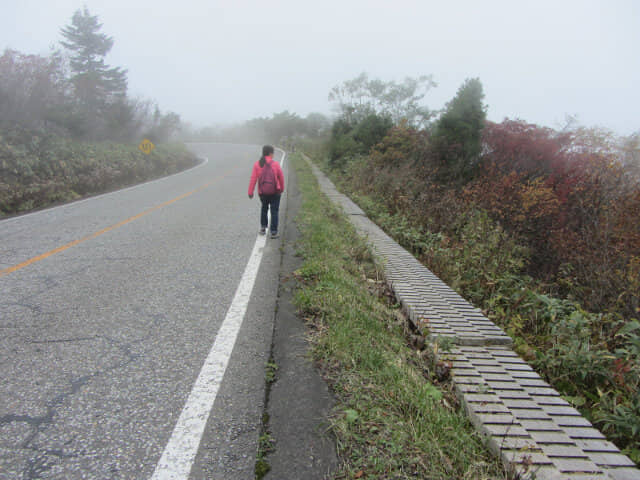 立山弘法至八郎坂下山口 立山高原馬路