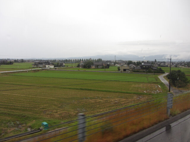 高岡駅乘加越能世界遺産巴士往 五箇山沿途風景