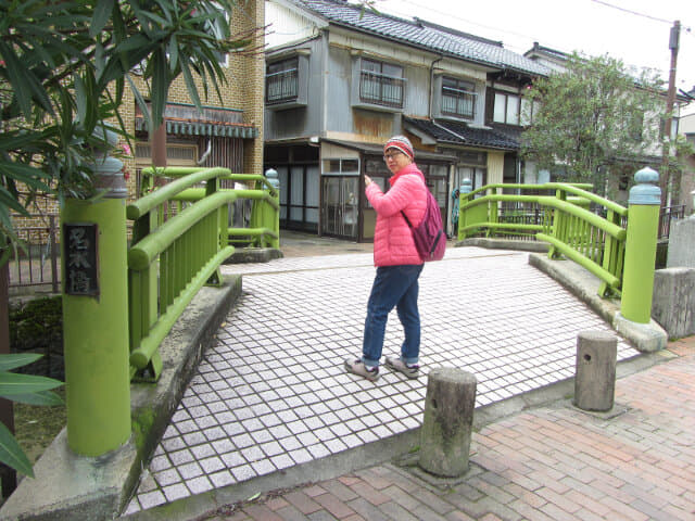 黒部市生地 背戶川 名水橋