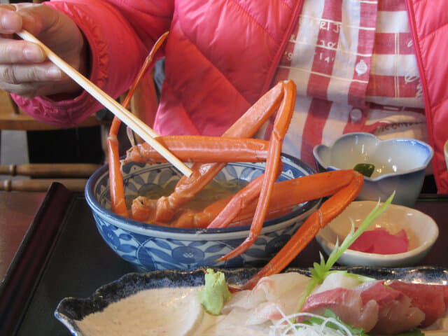 黑部市．魚の駅生地 航海灯餐廳午餐 長腳蟹