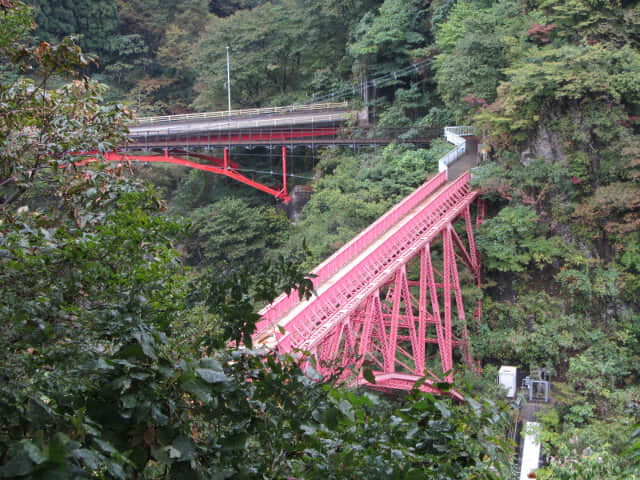 黑部峽谷 弥太藏橋、舊山彥橋