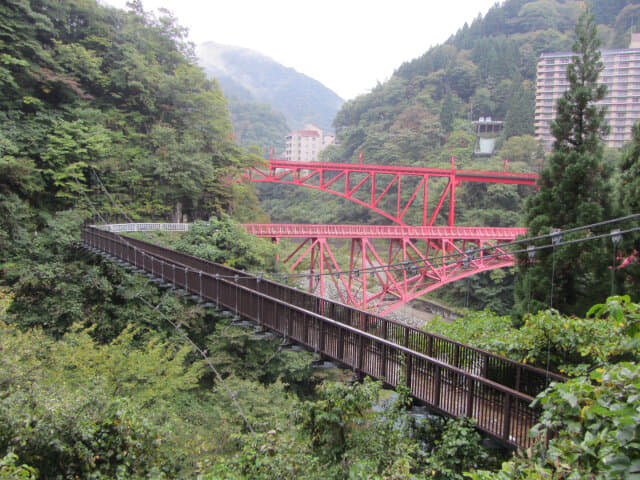 黑部峽谷．彌太藏吊橋、山彥橋、新山彥橋