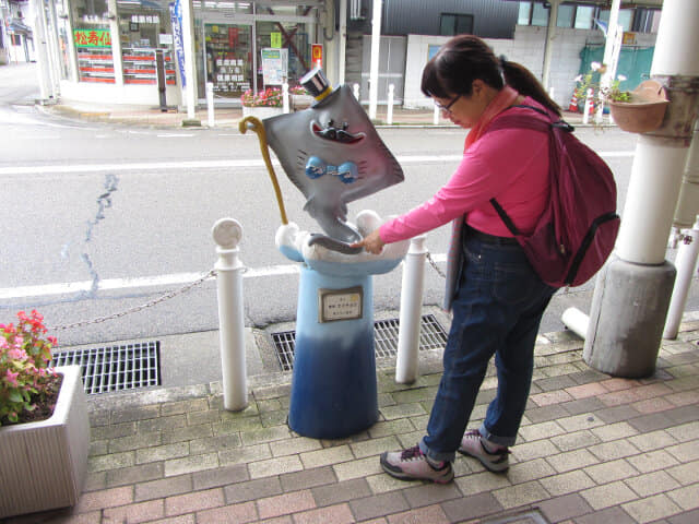 冰見市 潮風通り商店街(漫畫街道)