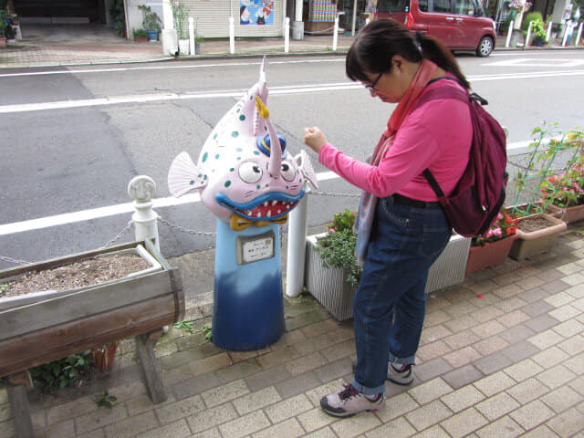 冰見市 潮風通り商店街(漫畫街道)