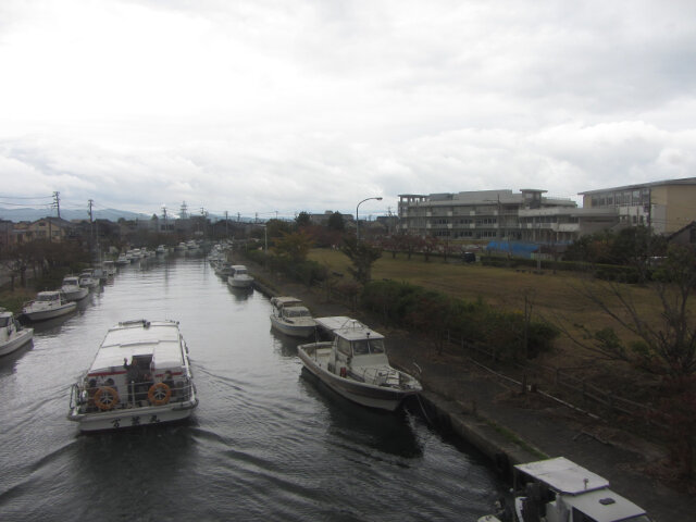 高岡市．新湊內川運河