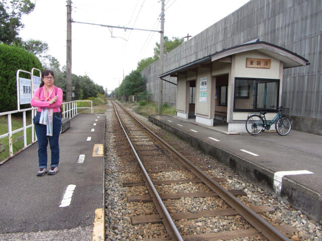 萬葉線電車 東新湊駅