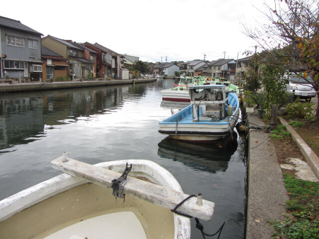 富山縣 新湊內川運河