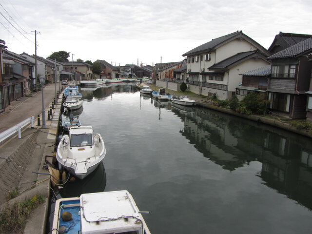 富山縣 新湊內川運河