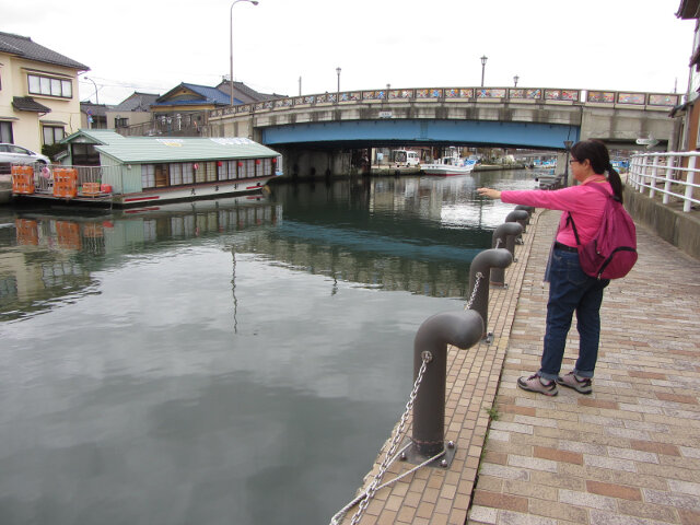 新湊內川運河．神樂橋