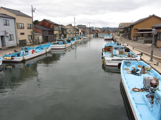 富山縣．新湊內川運河