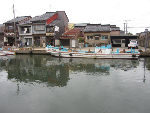 富山縣．新湊內川運河