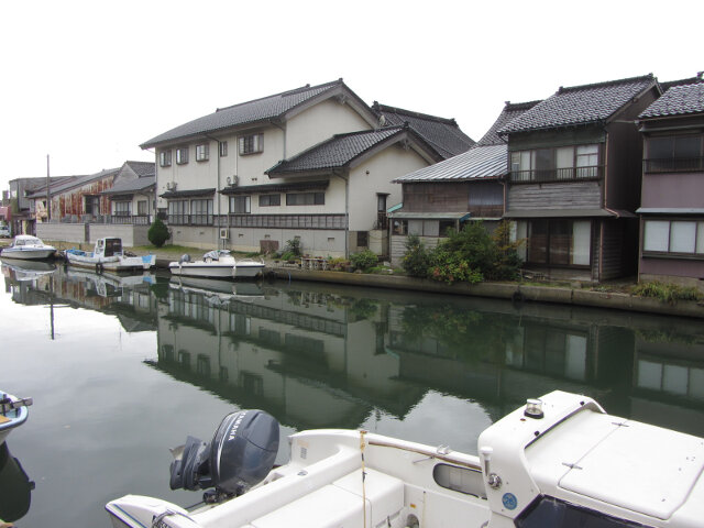 富山縣．新湊內川運河