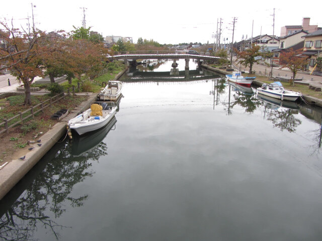 富山縣．新湊內川運河