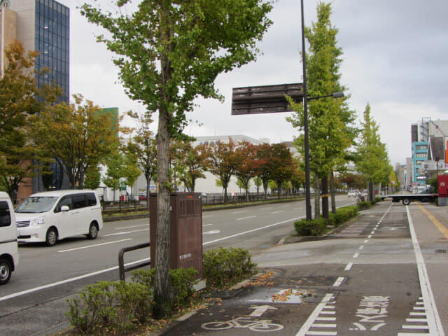 金澤駅西前 けやき大通り