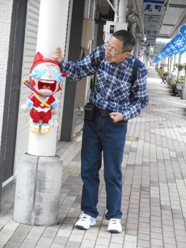 冰見市 潮風通り商店街(漫畫街道)