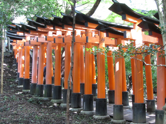 京都伏見稻荷大社千本鳥居 往稻荷山山頂