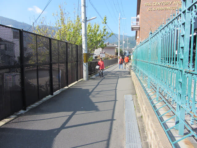 京都嵯峨嵐山駅步行往竹林之道