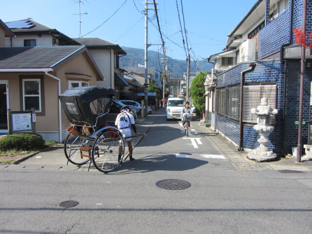 京都嵯峨嵐山駅步行往竹林之道