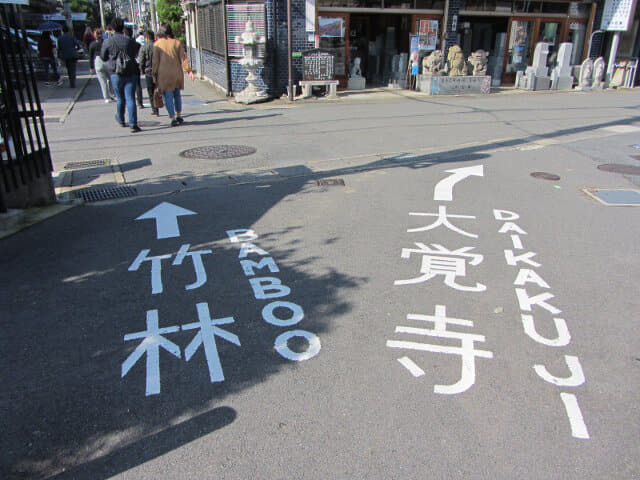 京都嵯峨嵐山駅步行往竹林之道