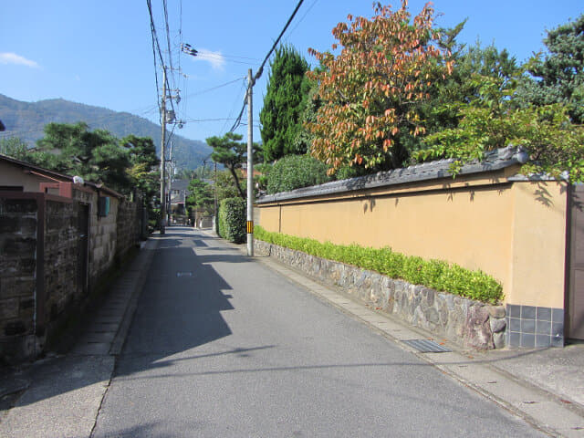 京都嵯峨嵐山駅步行往竹林之道